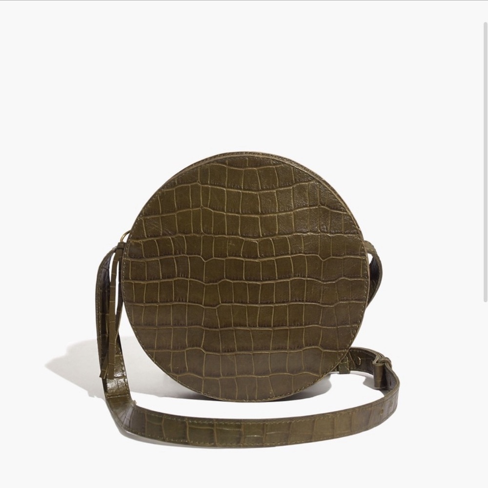 Madewell simple croc crossbody
